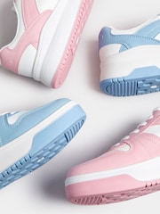Yours Curve Blue Chunky Trainers In Extra Wide EEE Fit - Image 5 of 5