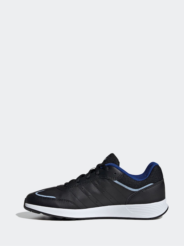 adidas Black/Navy Kids Tensaur Switch Trainers - Image 2 of 9