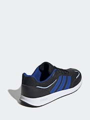 adidas Black/Navy Kids Tensaur Switch Trainers - Image 4 of 9