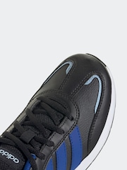 adidas Black/Navy Kids Tensaur Switch Trainers - Image 8 of 9