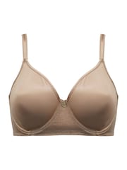 Pour Moi Nude Effortless Non Padded Underwired Minimiser Bra - Image 3 of 4