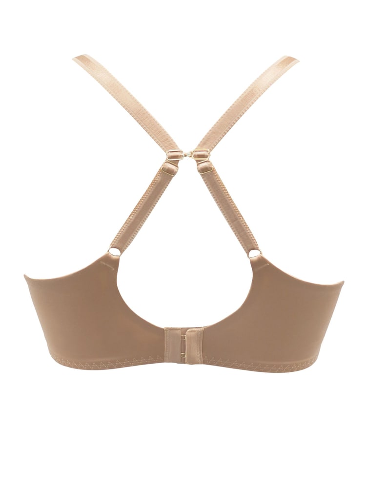 Pour Moi Nude Effortless Non Padded Underwired Minimiser Bra - Image 4 of 4