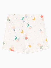 MORI Cream Cotton Peppa Pig Print Summer Pyjama Set - Изображение 2 из 2