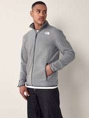 siva - Pulover iz flisa z zadrgo The North Face® Glacier - Slika 1 iz 6