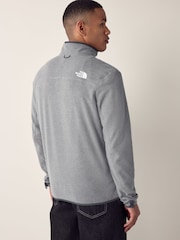 siva - Pulover iz flisa z zadrgo The North Face® Glacier - Slika 2 iz 6