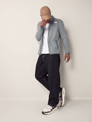 siva - Pulover iz flisa z zadrgo The North Face® Glacier - Slika 3 iz 6