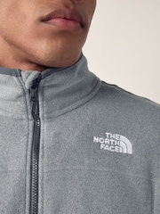 siva - Pulover iz flisa z zadrgo The North Face® Glacier - Slika 4 iz 6