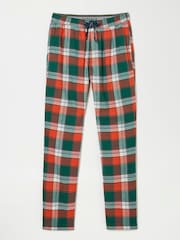 FatFace Helmsley Orange Check Pyjama Bottoms - Image 7 of 7