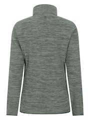 Mountain Warehouse Green Womens Snowdon Melange II Full-Zip Fleece - Image 2 of 5