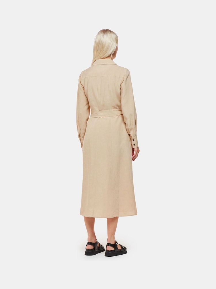 Whistles Blue Estella Shirt Dress - Image 2 of 5