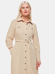 Whistles Blue Estella Shirt Dress - Image 3 of 5