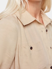 Whistles Blue Estella Shirt Dress - Image 4 of 5