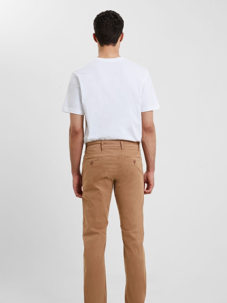 French Connection Brown Stretch Chino Trousers - Image 3 of 3 French Connection Brown Stretch Chino Trousers - Image 3 of 3