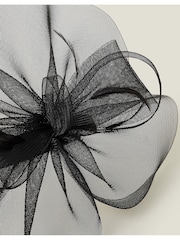 črna - Accessorize Mini Mia Crin Fascinator - Slika 3 iz 4