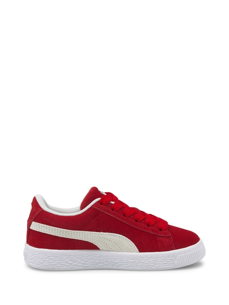 Puma Red Suede Classic XXI Kids Trainers - Image 1 of 6