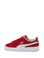 Puma Red Suede Classic XXI Kids Trainers - Image 2 of 6