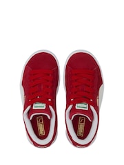 Puma Red Suede Classic XXI Kids Trainers - Image 5 of 6