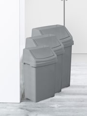 Wham Silver 3 Piece Casa Bin Set - Image 2 of 6