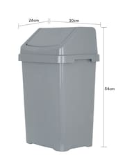 Wham Silver 3 Piece Casa Bin Set - Image 5 of 6