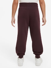 Nike Burgundy Red Club Varsity Logo Fleece Joggers - Image 2 of 3