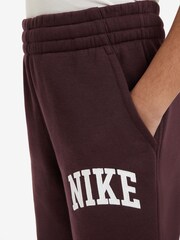 Nike Burgundy Red Club Varsity Logo Fleece Joggers - Image 3 of 3