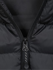 Mountain Warehouse Black Seasons Mens Water-Resistant Hooded Padded Gilet - Image 9 of 9