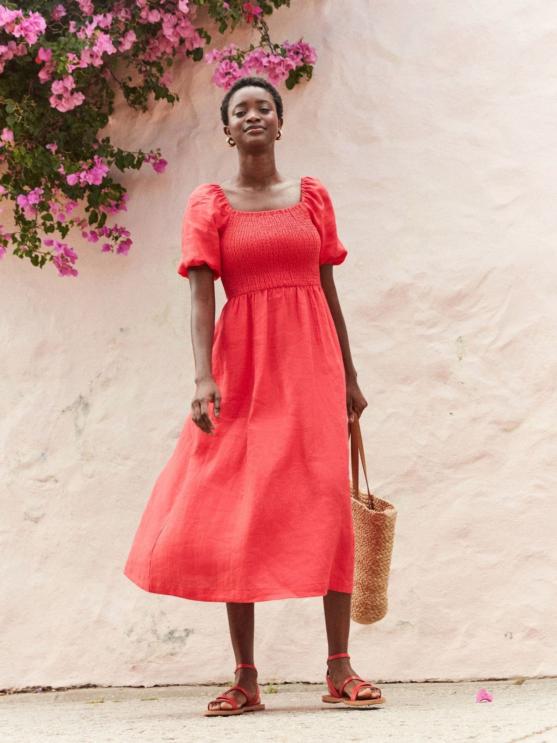 Boden red dress clearance