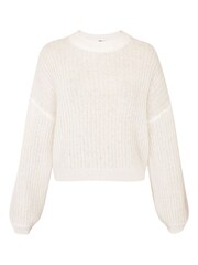 Sweaty Betty Lily White Hera Open Back Sweater - Image 7 of 7