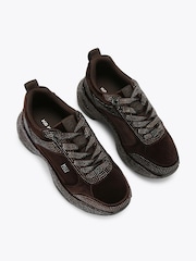 KG Kurt Geiger Brown Luster Trainers - Image 3 of 5