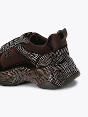 KG Kurt Geiger Brown Luster Trainers - Image 4 of 5