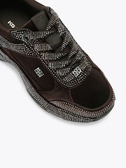 KG Kurt Geiger Brown Luster Trainers - Image 5 of 5