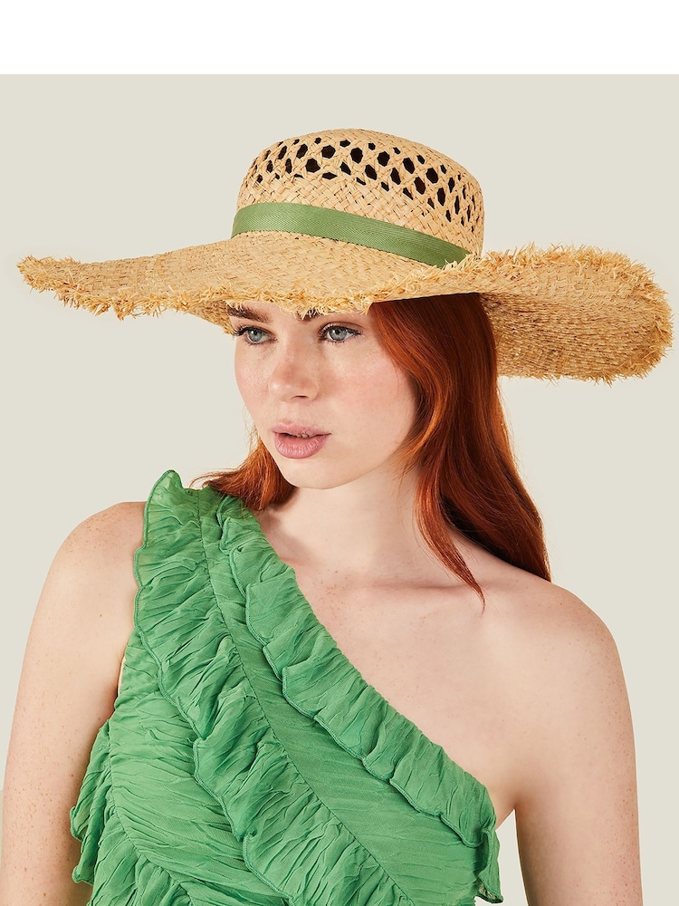 Accessorize Raw Edge Woven klobuki in kape; pokrivala - Slika 1 iz 3