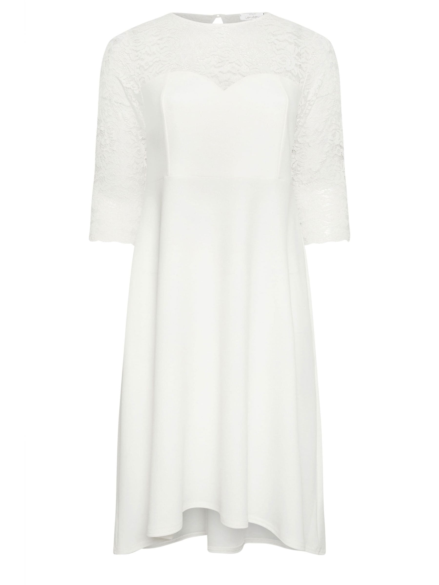 Buy Yours Curve White Lace Sweetheart Dress from Next USA