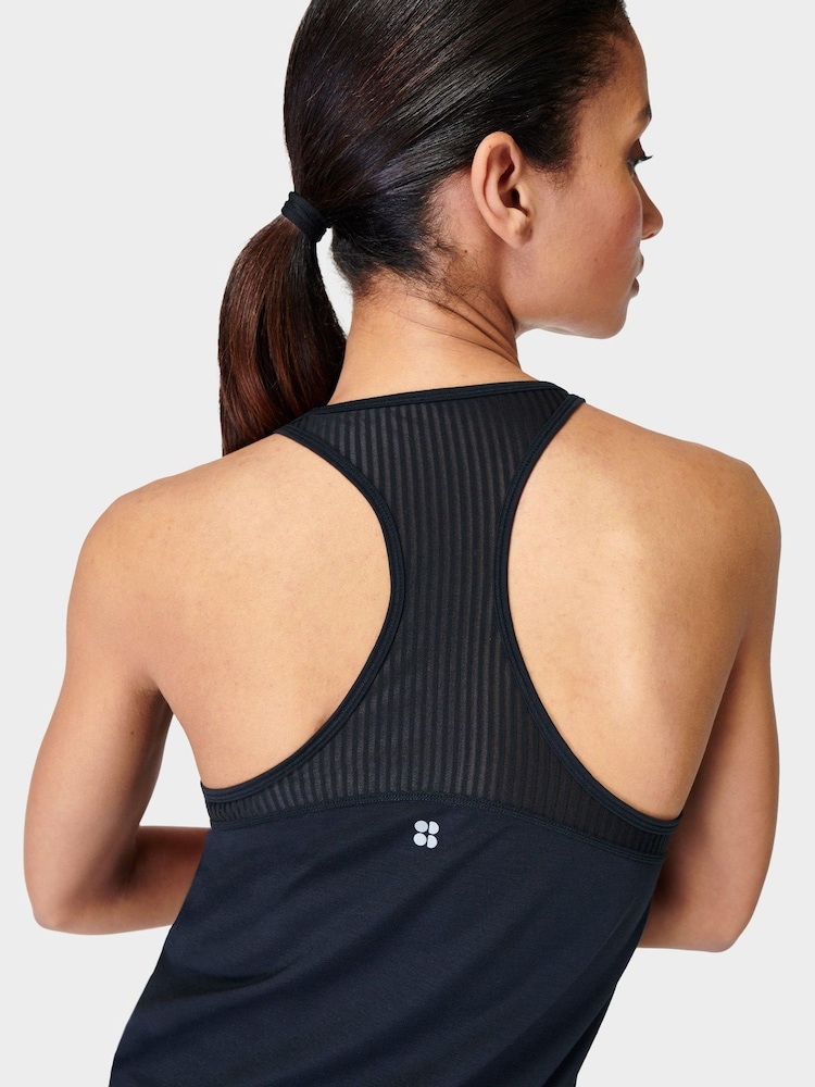 Sweaty Betty Black Breathe Easy Run Vest - Image 2 of 10