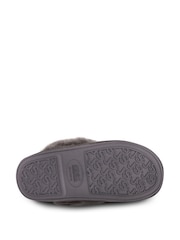 Just Sheepskin Dark Grey Ladies Duchess Slippers - Image 5 of 5