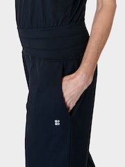 Sweaty Betty Black Gaia Performance Yoga Jumpsuit - Image 6 of 7