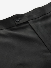 Черный - EDIT Tape Detail Wide Leg Tuxedo Trousers - Image 7 of 9