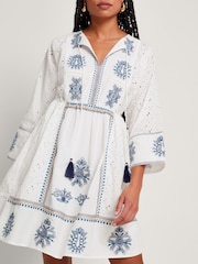 Monsoon bestickter Katie-Kaftan aus 100% Baumwolle - Bild 3 von 5