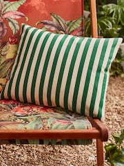 Joe Browns Green Regal Lion Reversible Garden Cushion - Image 2 of 5