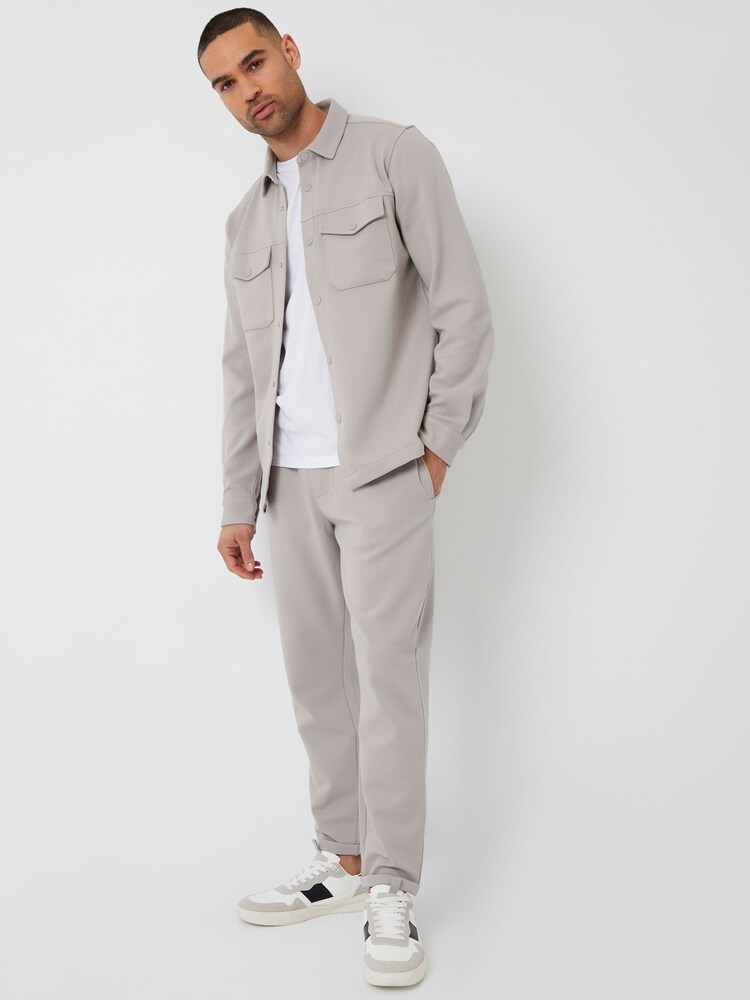 Threadbare Grey Luxe Jogger Style Joggers - Image 1 of 4