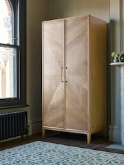 Nina Campbell Light Brown Tedworth Wardrobe - Image 1 of 9