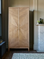 Nina Campbell Light Brown Tedworth Wardrobe - Image 3 of 9