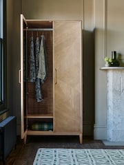 Nina Campbell Light Brown Tedworth Wardrobe - Image 4 of 9