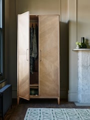 Nina Campbell Light Brown Tedworth Wardrobe - Image 5 of 9