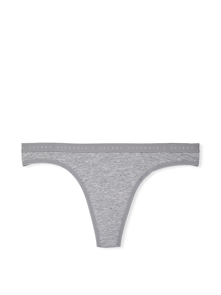 Victoria's Secret Grey Heather Thong Knickers - Image 3 of 3