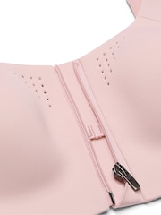 Victoria's Secret Chalk Rose Pink Strappy Back Front Close Featherweight Max High Support Sports Bra - Image 4 of 5