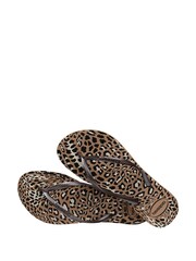 Havaianas Slim Natural Animal Print Sandals - Image 4 of 6