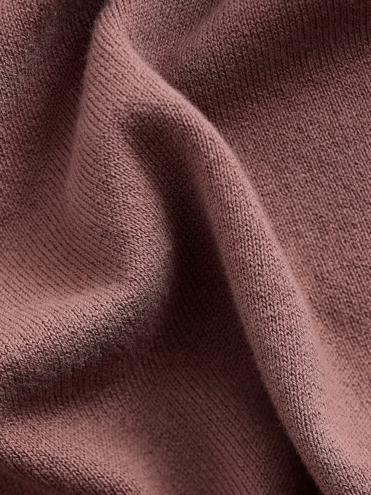Zartrosa - Langärmeliges Polo-Shirt aus Feinstrick - Bild 8 von 8 Zartrosa - Langärmeliges Polo-Shirt aus Feinstrick - Bild 8 von 8