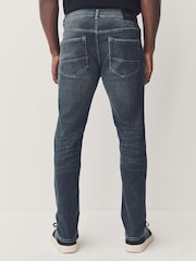 Charcoal Grey Skinny Fit Authentic Stretch Denim Jeans - Image 4 of 11