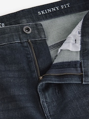 Charcoal Grey Skinny Fit Authentic Stretch Denim Jeans - Image 8 of 11